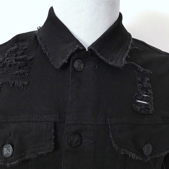 De-Kryptic NWOT Sesame Street Count Dracula Jean Jacket Men M - Picture 3 of 16